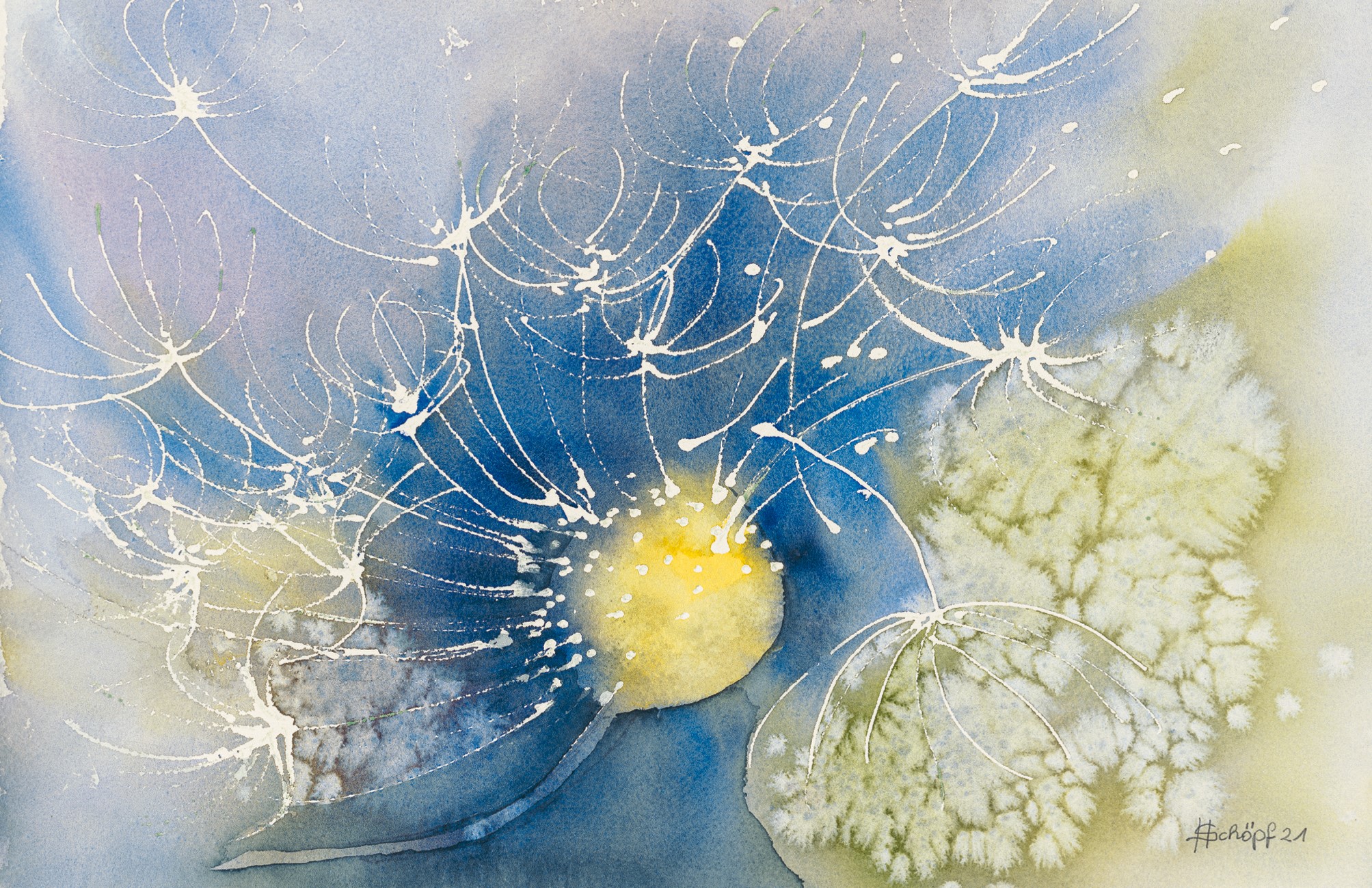 Pusteblume im Wind, Heidi Schöpf – Bild 1