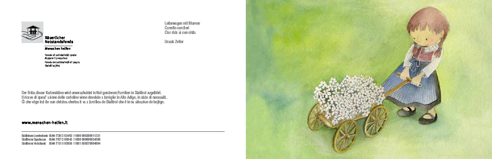 Alternative view of Leiterwagen mit Blumen, Ursula Zeller