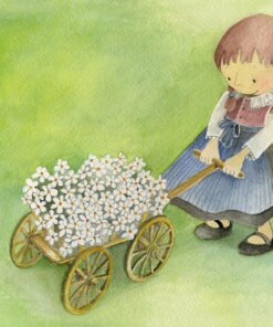 Leiterwagen mit Blumen, Ursula Zeller