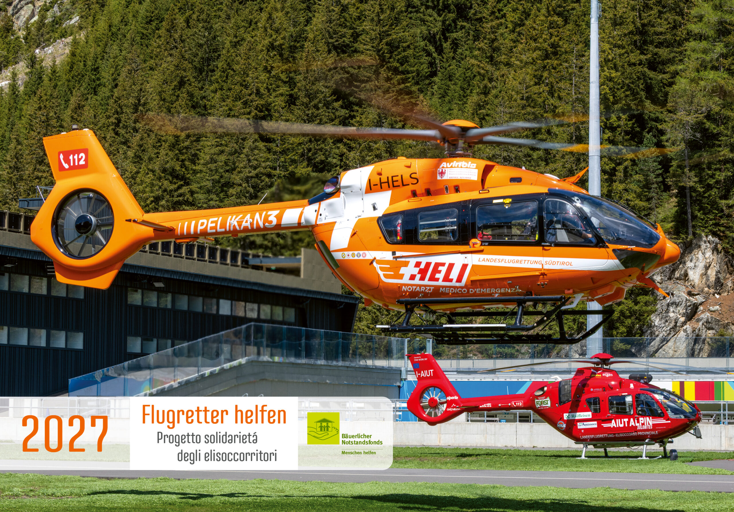Titelbild Kalender Flugrettung