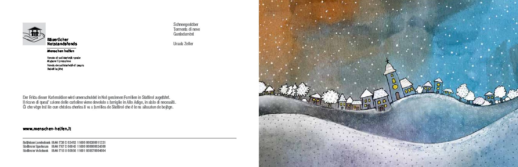 Alternative view of Schneegestöber, Ursula Zeller (Aktion 2023)