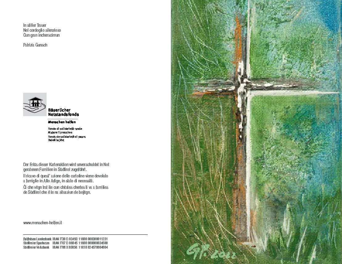 Alternative view of In stiller Trauer, Patrizia Gunsch