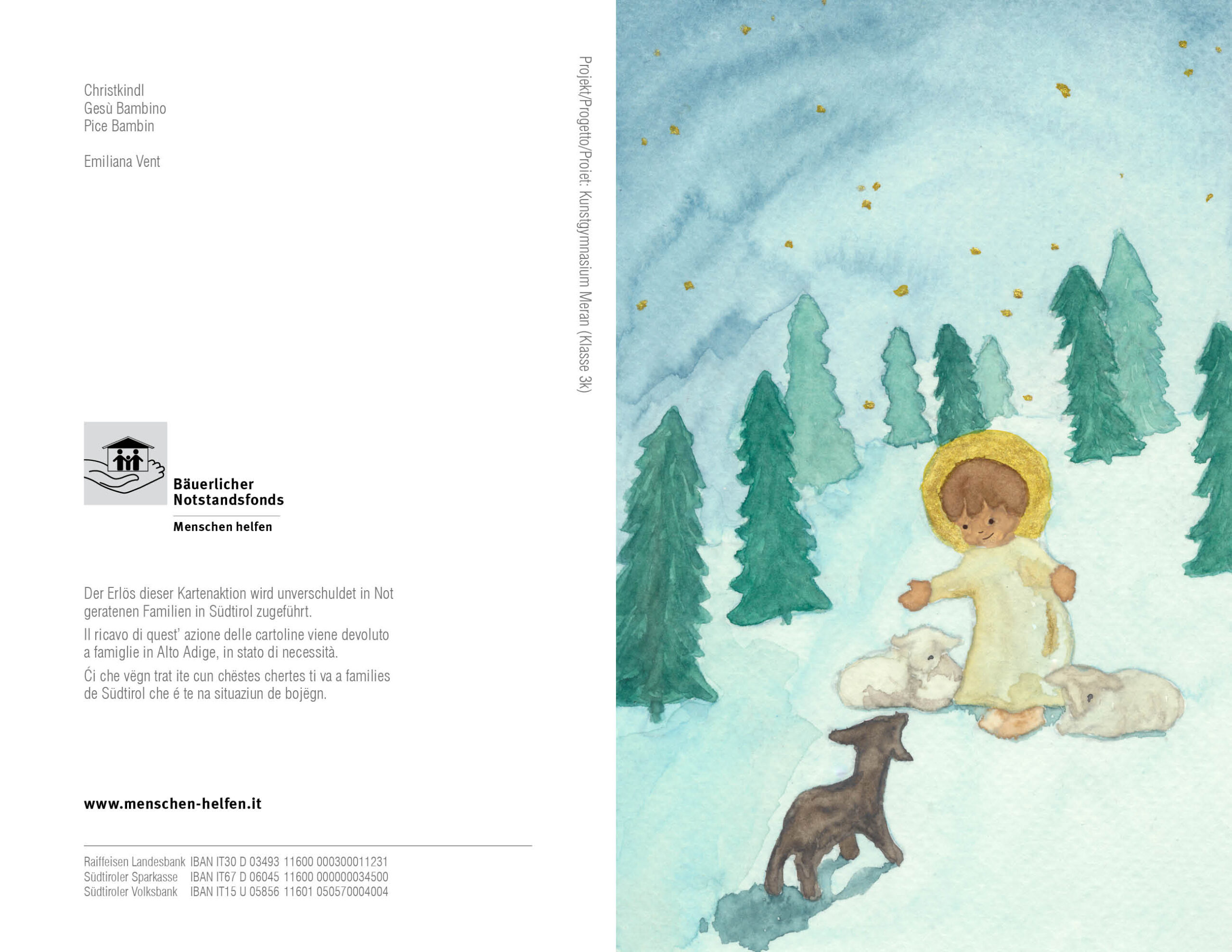 Christkindl, Emiliana Vent (Projekt: Kunstgymnasium Meran - Klasse 3k) – Bild 2